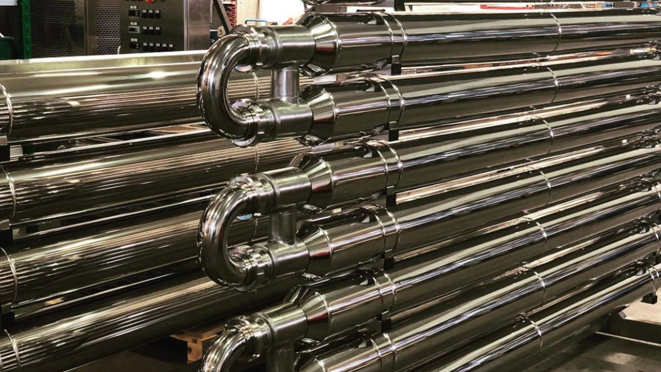 Process chillers for wine and beverage temperature control