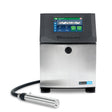 Videojet industrial printer with digital display on a white background
